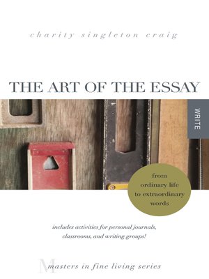 cover image of The Art of the Essay